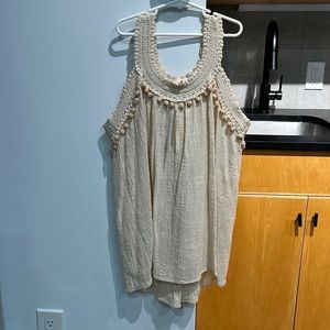 Adiva Peasant Sleeveless TopSize M